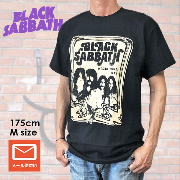 送料無料 バンドTシャツ Black Sabbath ブラック・サバス Tシャツ WORLD TOUR 1978 メンズ ツアーTシャツの通販 ...