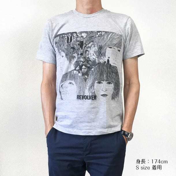 送料無料 バンドtシャツ The Beatles ザ ビートルズ Tシャツ New Revolver グレー メンズ ロックtシャツの通販はau Pay マーケット Free Style