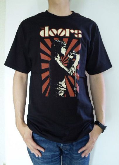 メール便 送料無料 THE DOORS ドアーズ Tシャツ Lizard ブラック メンズ ロックTシャツ｜au PAY マーケット