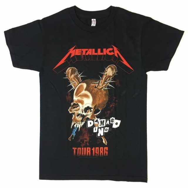 METALLICA メタリカ Tシャツ DAMAGE INC TOUR 1986 ブラック バンドT