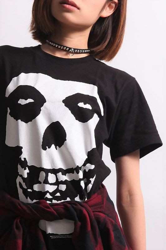 MISFITS ミスフィッツ Tシャツ LOGO ブラック メンズ バンドTシャツ ロックTシャツ｜au PAY マーケット