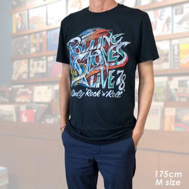 最適な材料 Rolling Stones ローリングストーンズ Tシャツ 青L yes