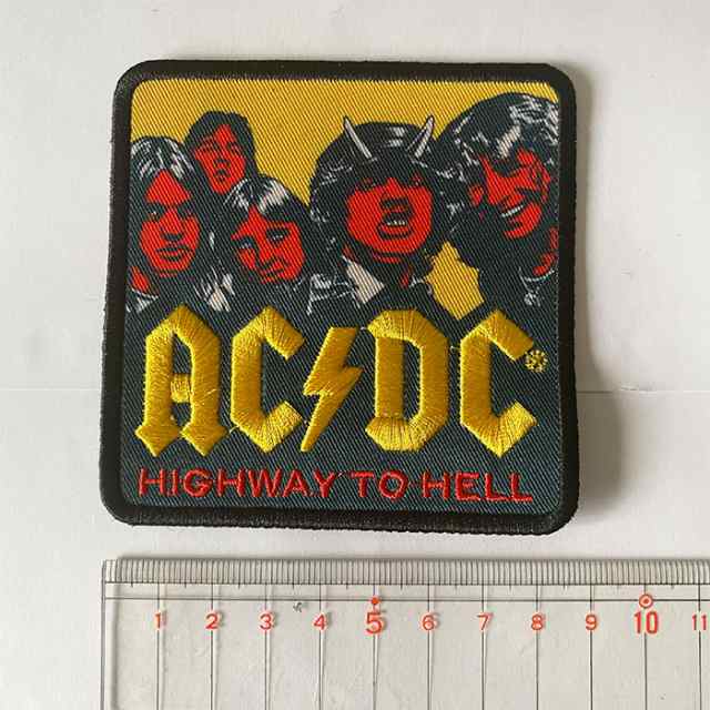 ワッペン AC/DC エーシー・ディーシー HIGHWAY TO HELL ロゴ ロック バンド ワッペンの通販はau PAY マーケット -  FREE STYLE | au PAY マーケット－通販サイト