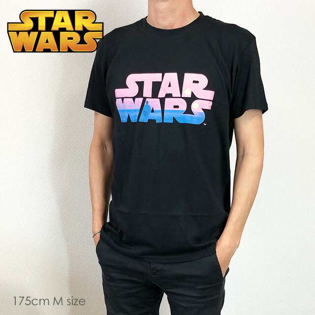 Star Wars スター ウォーズ Tシャツ ロゴ タトゥイーン ブラック