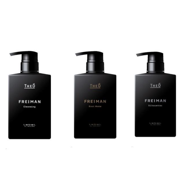 LebeL(ルベル) ジオ フレイマン クレンジング シャンプー (500ml)、ルートウェイク(500ml) シルエッター　(500ml)セット