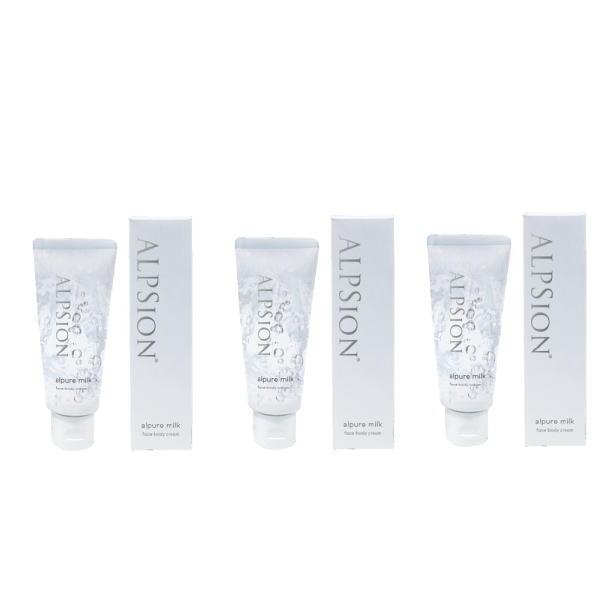 ALPSion　アルピュア　ミルク　80g×3本セット