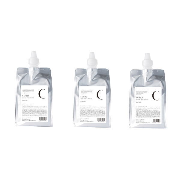 オレンジコスメ ceno セノ リペアトリートメント　SR　1000g詰め替え用×3個セット
