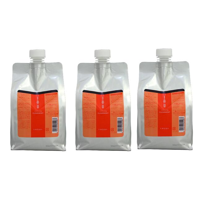 ルベル IAU [イオ] クレンジング クリアメント [1000ml詰替え用]×3コセット
