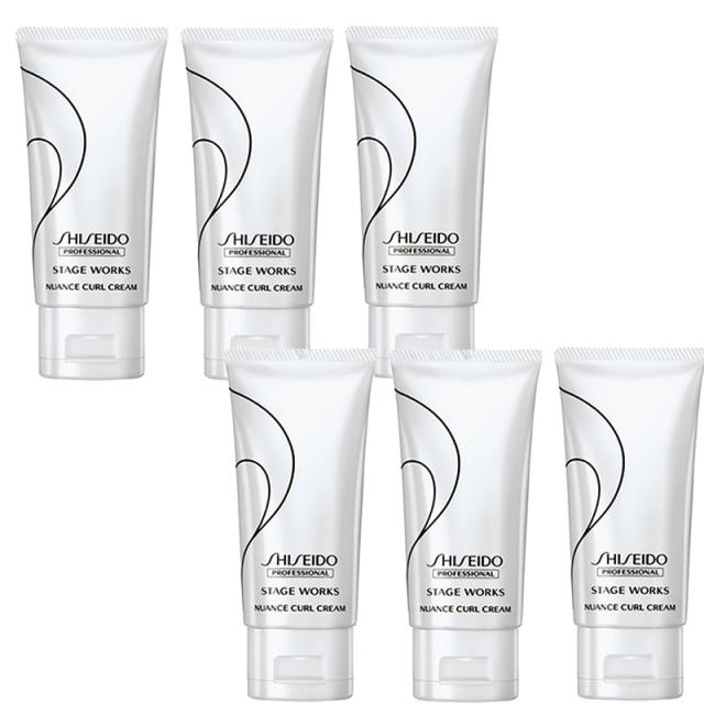 資生堂　ステージワークス　ニュアンスカールクリーム　75g　×6点セット