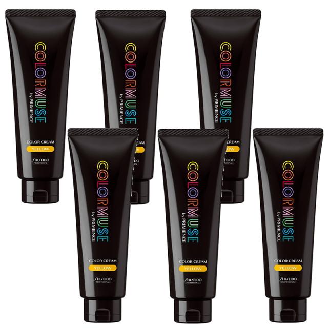資生堂 カラーミューズ バイ プリミエンス カラークリーム イエロー 240g ×6点セット