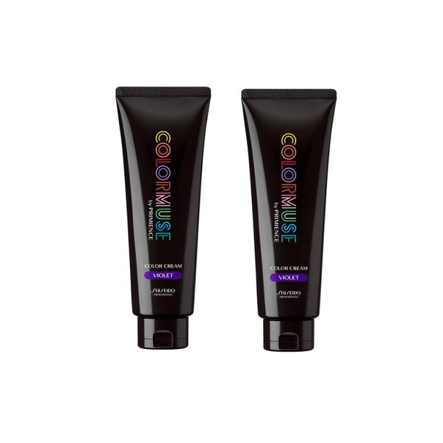 資生堂 カラーミューズ バイ プリミエンス カラークリーム バイオレット 240g ×2点セット