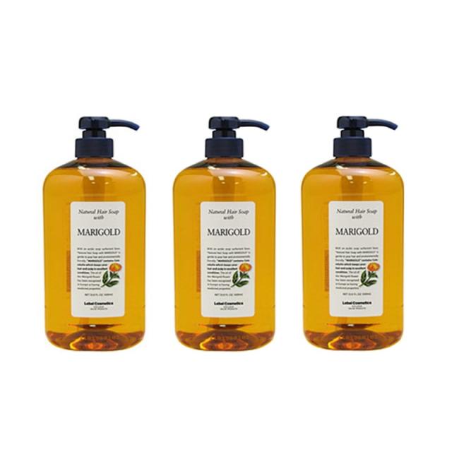 ルベル ナチュラルヘアソープ MG [マリーゴールド] 1000ml ×3点セット