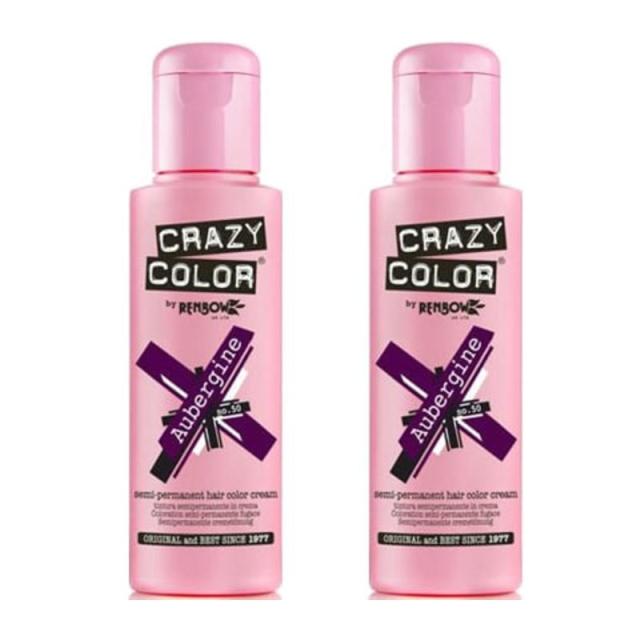アレス クレイジーカラー オウベルジーン 100ml（2点セット）