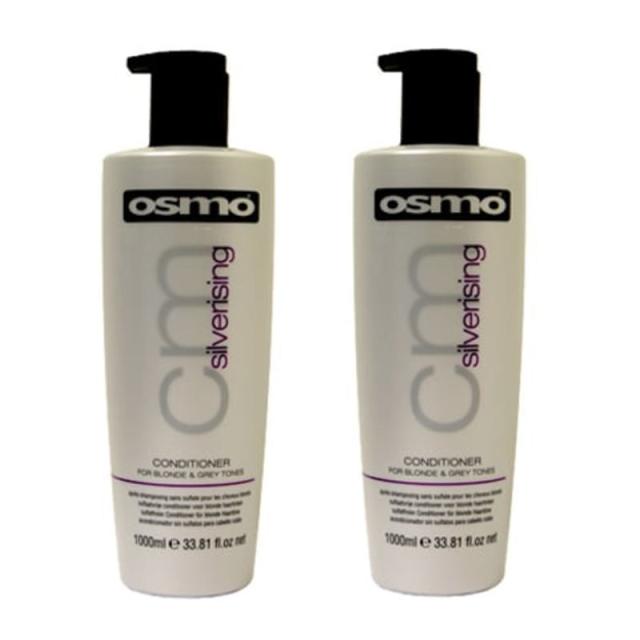 アレス　osmo(オスモ) カラーミッション シルバライジング コンディショナー 1000ml（2点セット）