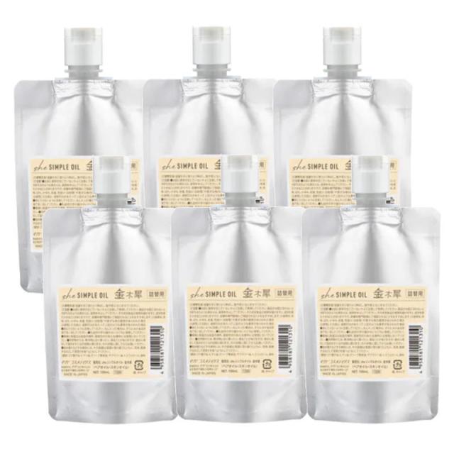イリヤ she シンプルオイル 金木犀 100ml リフィル×6点セット