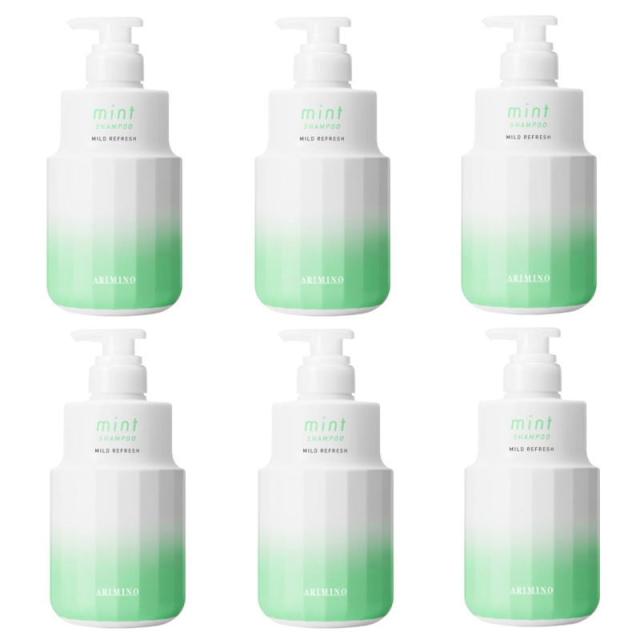 アリミノ ミント　シャンプー　マイルドリフレッシュ 550ml×6点セット