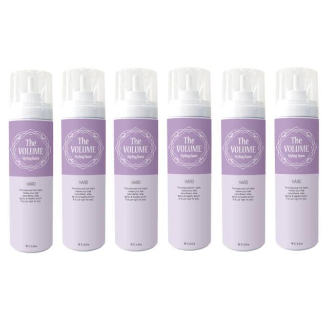 ウアオ　ザ・ボリューム　スタイリングフォーム ハード 180g×6点セット