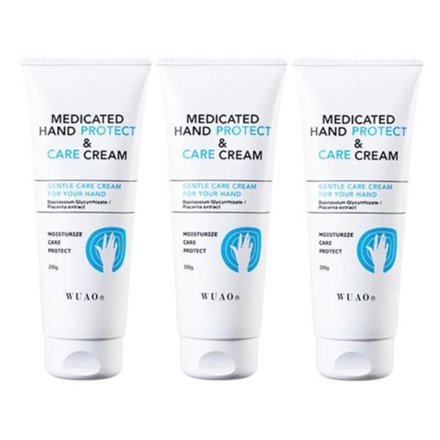 ウアオ　薬用ハンドプロテクト＆ケアクリーム 200ｇ×3点セットの通販は