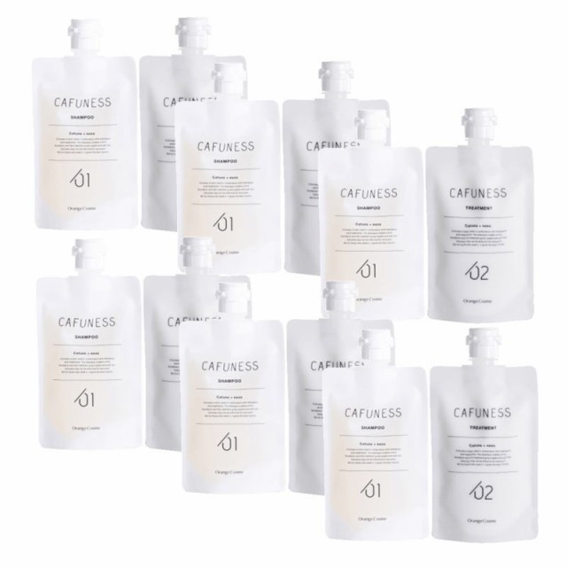 オレンジコスメ  カフネス　ヘアケア　システム（シャンプー150ml＋トリートメント150g）【6個セット】の通販は