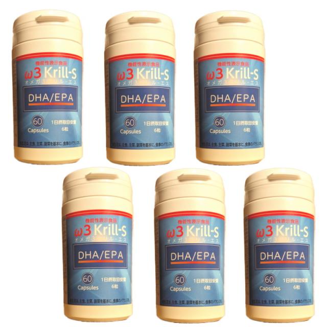 白鳥製薬　クリルオイル　オメガ3クリルＳ 33.6g(560mg×60粒) 【×6点セット】の通販は 16,718円