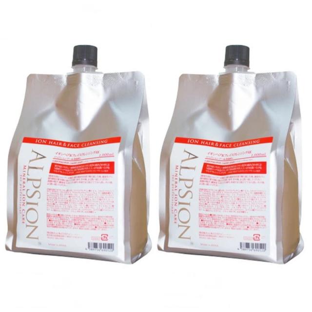 ALPSion(アルピジョン) イオンヘア＆フェイスクレンジング　AX　NEO　1000mlリフィル(×2点セット)