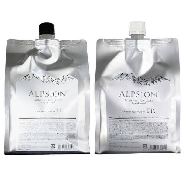 ALPSion(アルピジョン) イオンヘア　シャンプーH　NEO(1000ml)/トリートメント　NEO(1000g)リフィルセット