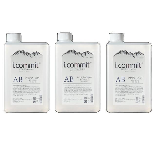 ALPSion　i.commit　アイコミット アクアブースター　1000ml【×3点セット】