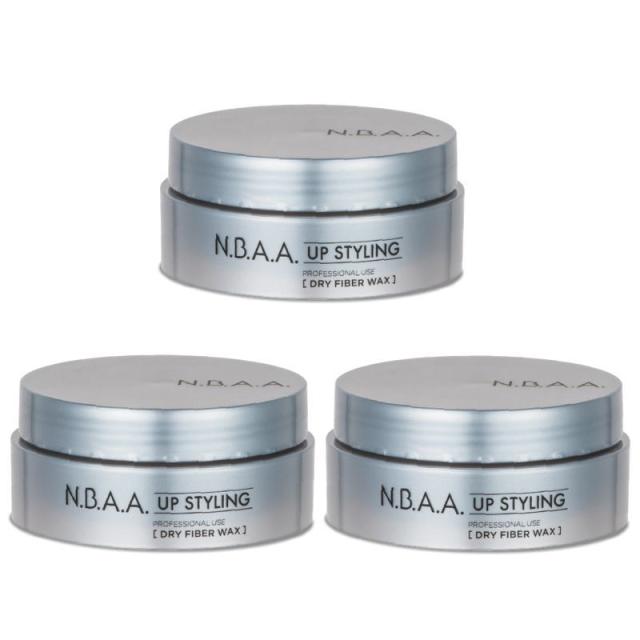 NBAA UP STYLING ドライファイバーワックス 75g（3点セット）
