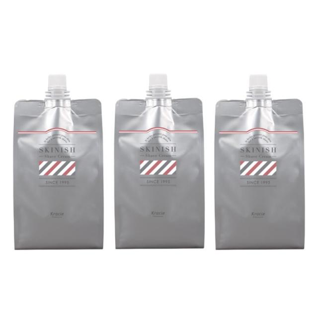 クラシエ スキニッシュ シェーブクリーム 1000g 【3個セット】