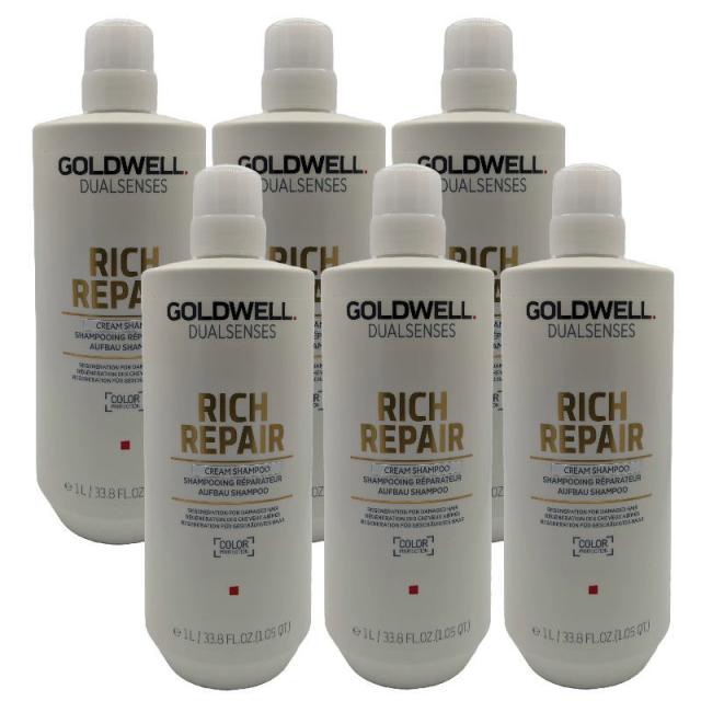 ゴールドウェル デュアルセンス　リッチリペア　シャンプー　1000ml【6個セット】