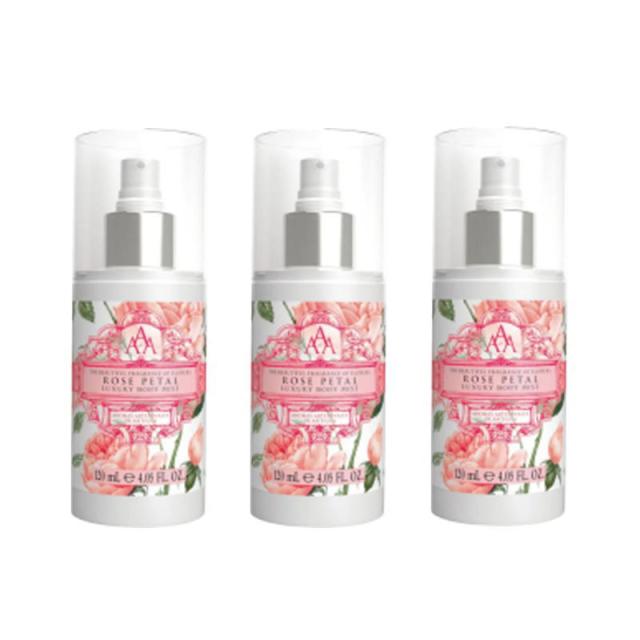 クルトンヒルファーム ラグジュアリーボディミスト ローズの香り 120mL (3点セット)