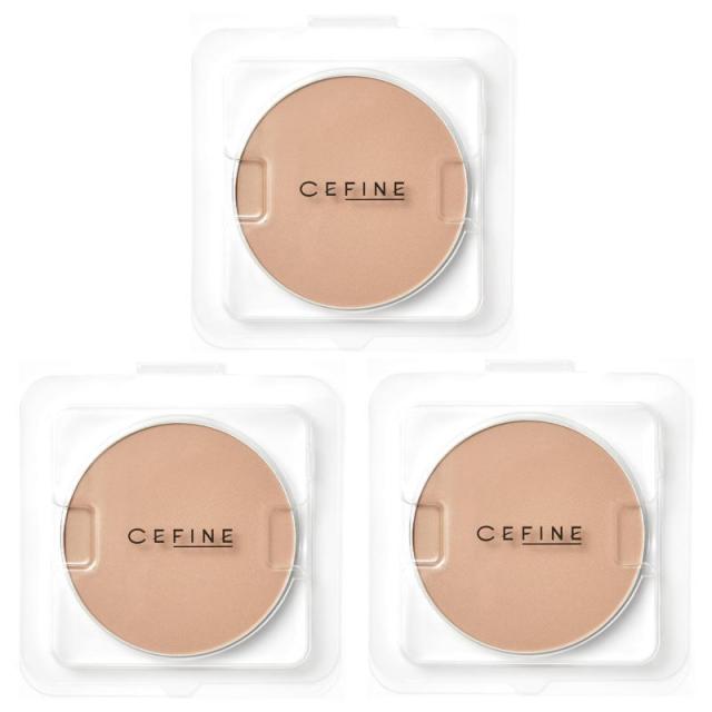 【クリックポストで送料無料】セフィーヌ シルクウエットパウダー WN-C レフィル(3点セット)