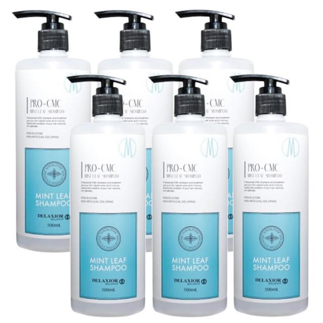 千代田化学　デラクシオ　プロCMCミントリーフシャンプー 500ml×6点セットの通販は 7,215円