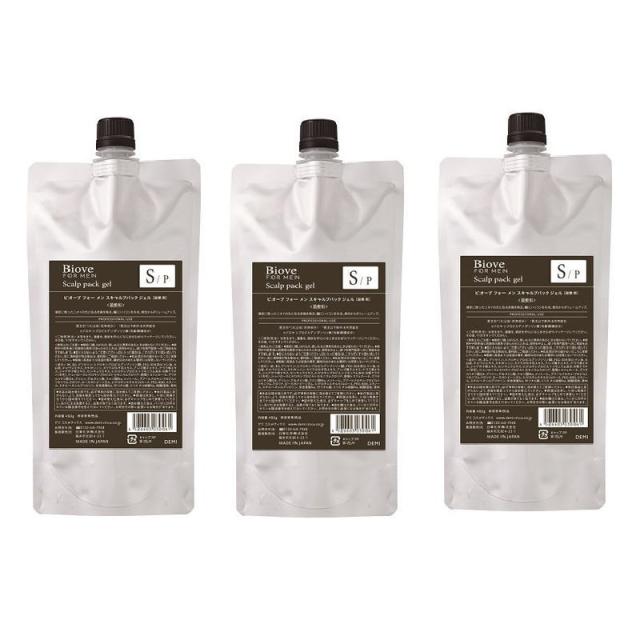 デミ　Biove FOR MEN（ビオーブ フォー メン）スキャルプパックジェル　450gリフィル 【3個セット】の通販は