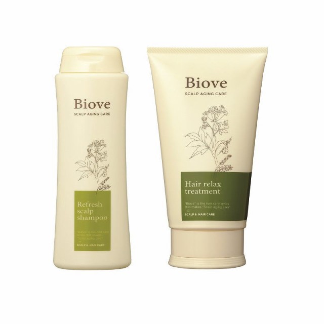 デミ　Biove（ビオーブ）［薬用］リフレッシュスキャルプ シャンプー　(250ml) ヘアリラックス トリートメント　(240g)セットの通販は 5,206円