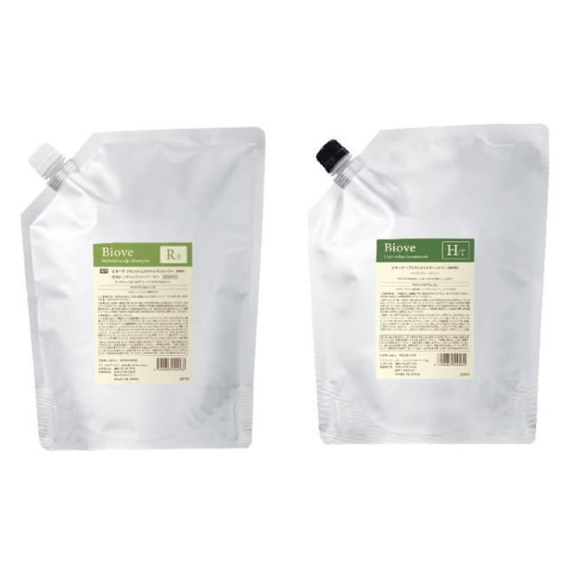 デミ　Biove（ビオーブ）［薬用］リフレッシュスキャルプ シャンプー　(2000ml) ヘアリラックス トリートメント　(2000g)リフィルセット