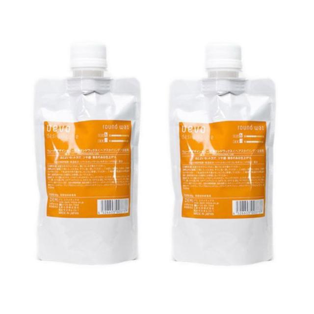 デミ　ウェーボ デザインキューブ　ラウンドワックス　200gリフィル 【2個セット】