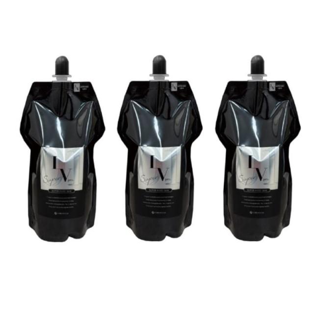 中央有機化学 LVPro レブプロ アシッドファイバーストレート スーパーハード 1000g（3点セット）