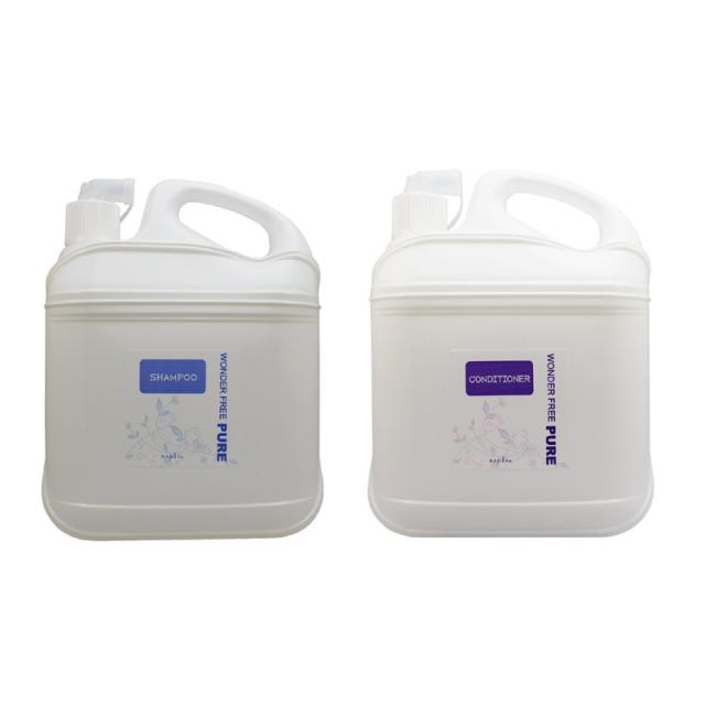ナプラ ワンダーフリーピュア シャンプー 4000ml  コンディショナー　4000ml セットの通販は 7,241円