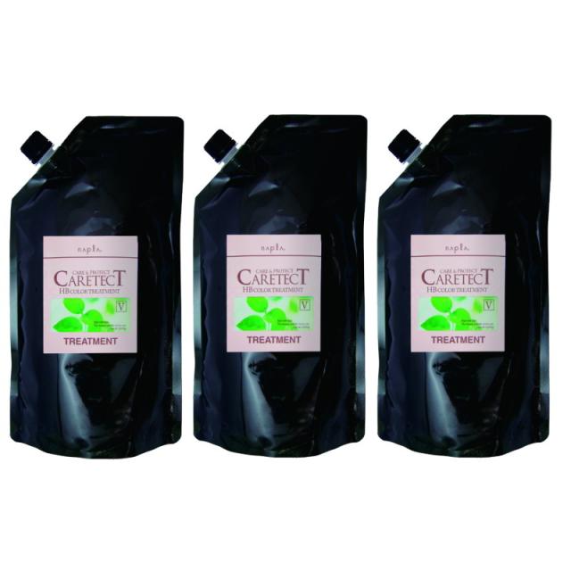 ナプラ ケアテクトHB トリートメントＶ ハリ・コシタイプ　1200g　リフィル ×3点セット