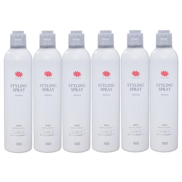 ナンバースリー 人が花　スタイリングスプレー ハードキープ  280g×6点セット