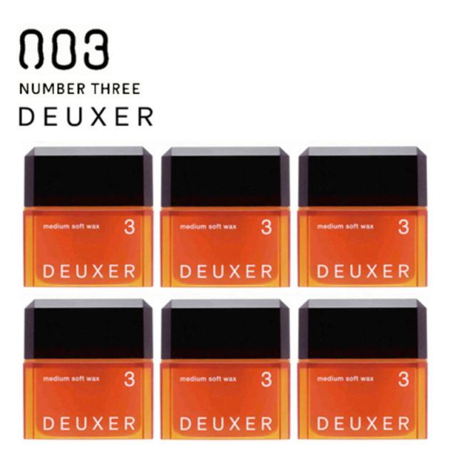 ナンバースリー DEUXER [デューサー] ミディアムソフトワックス3 80g 【6個セット】の通販は 5,628円