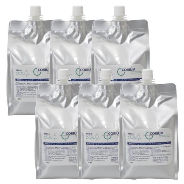 ナカノ 薬用コリューム シャンプー 1500ml【6個セット】