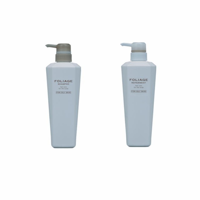 ナカノ 　フォリッジ  シャンプー オイリースキン用 (500ml)リペアメント オイリースキン用　(500ｇ)セットの通販は
