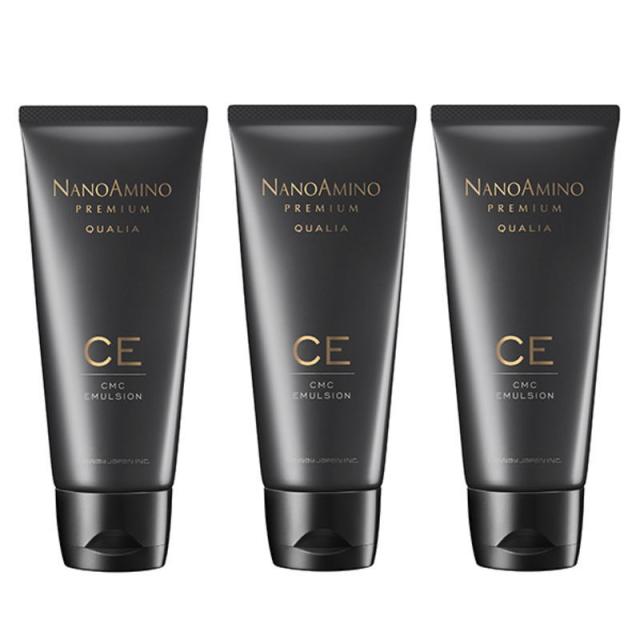 ニューウェイジャパン ナノアミノプレミアム クオリア CMCエマルジョン 120g（3点セット）