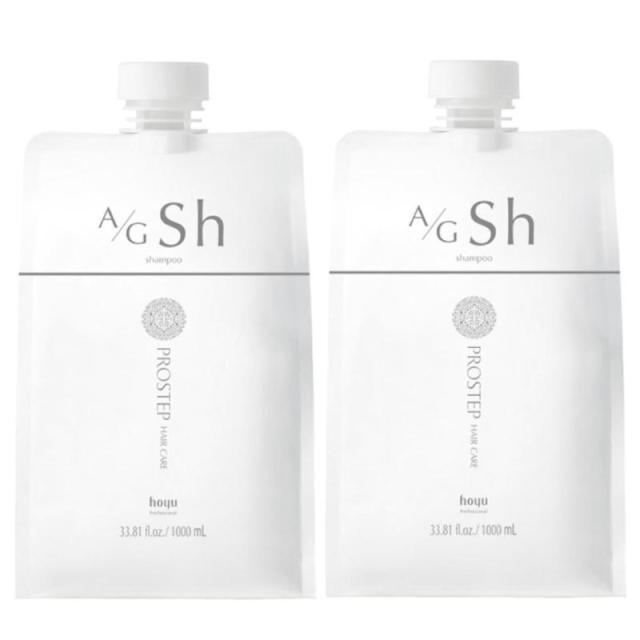 hoyu　ホーユープロフェッショナル　プロステップ　A/Gシャンプー　1000mlリフィル×2点セット