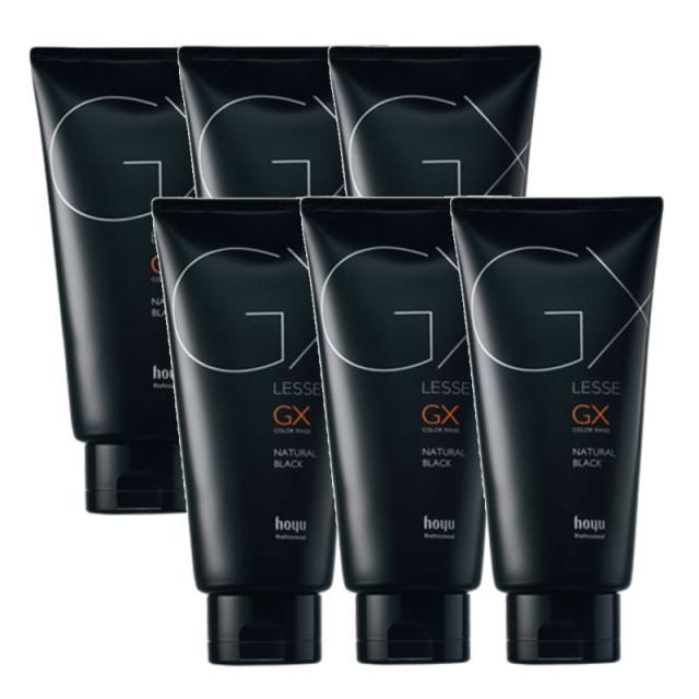 hoyu　ホーユープロフェッショナル　LESSE レセ GX カラーリンス ナチュラルブラック 160ｇ×6点セット