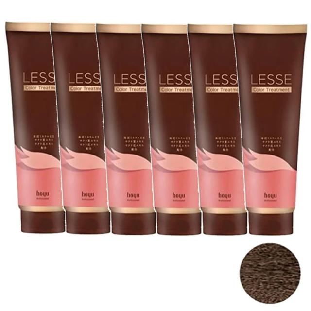hoyu　ホーユープロフェッショナル　LESSE レセ カラートリートメント ダークブラウン 245g×6点セット