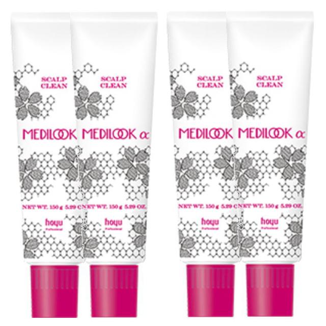 hoyu　ホーユープロフェッショナル　メディルックα スキャルプクリーン　(150gｘ2)×2点セットの通販は 4,830円