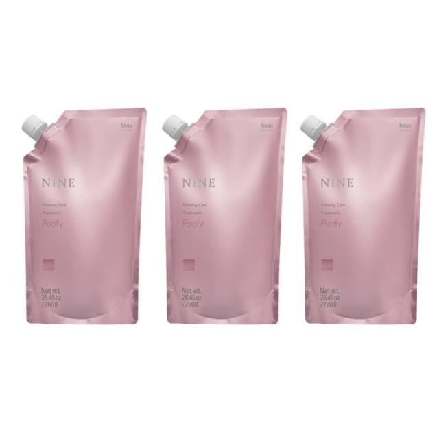 ホーユー　ナイン ファーミングケア　トリートメント　プーフィ　750g（パウチ）  【×3点セット】